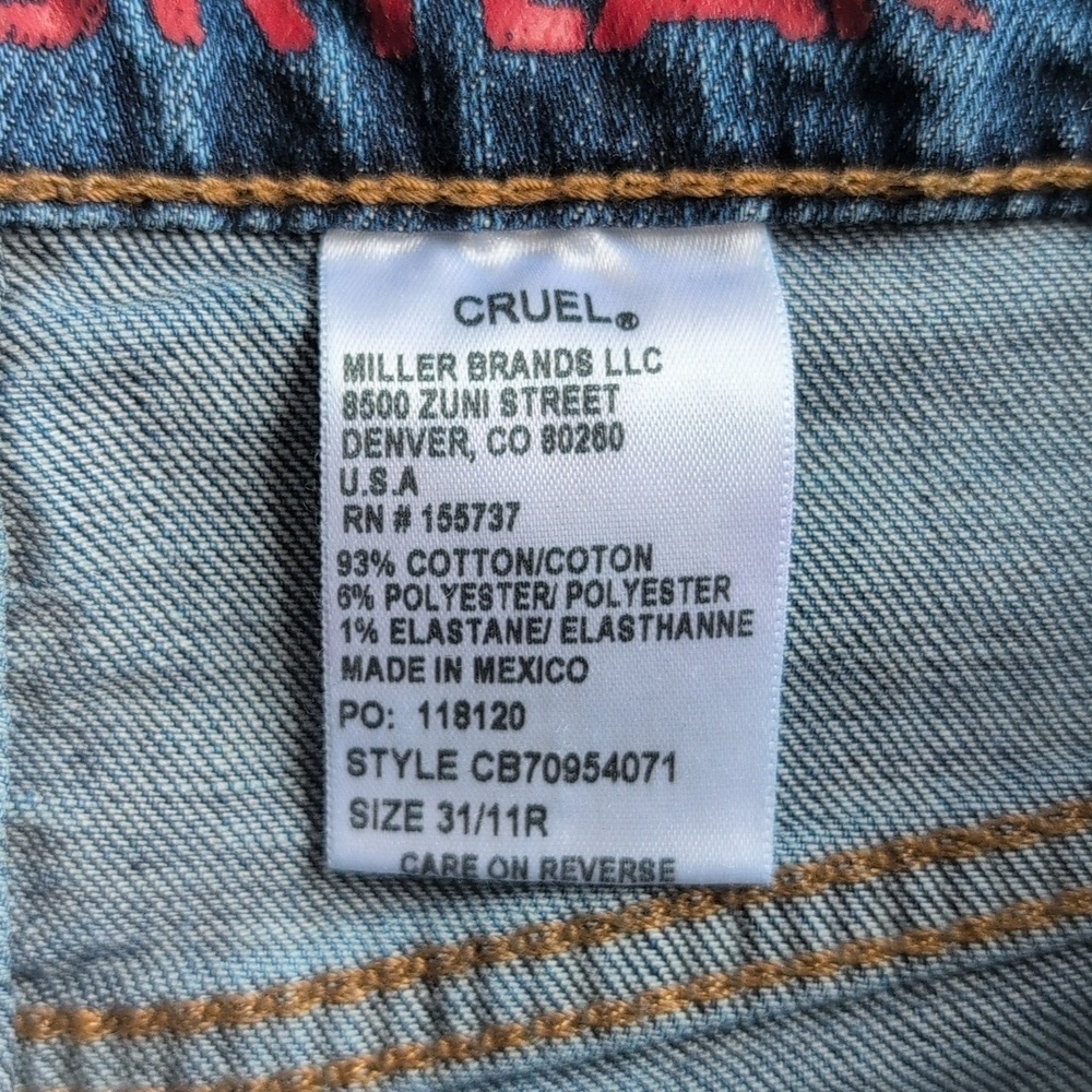 Cruel Denim Skylar Bootcut Jeans Medium Wash - Women's 31/11 - Picture 4 of 7